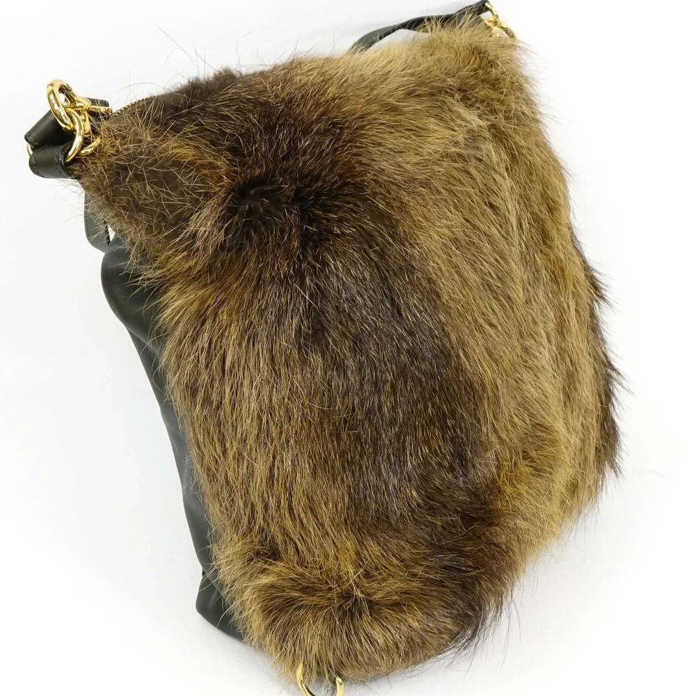 Marni Three-in-One Convertible Fur Backpack
